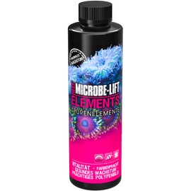MICROBE-LIFT Elements - 236 ml - Essentielle Mineralien und Spurenelemente zur Förderung von Stein- und Weichkorallen in Meerwasseraquarien, steigert Gesundheit und Farbenvielfalt.