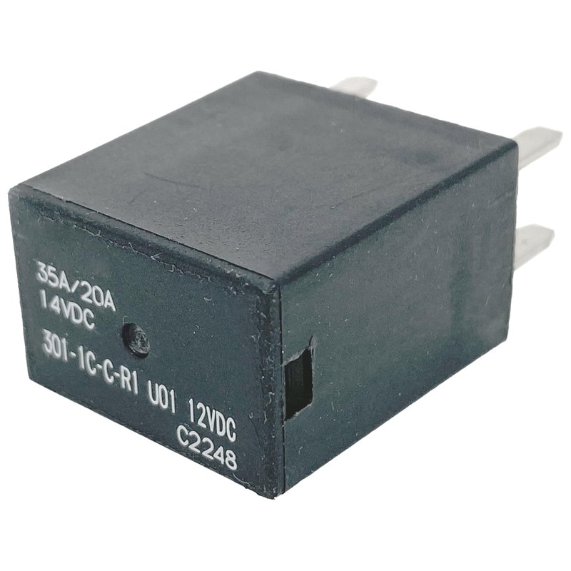 3-Pack 301-1C-C-R1 U01 Relay - 35A/20A 12VDC 5-Pin SPDT Automotive
