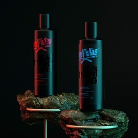 GOOD FELLAS Shampoo de Limpieza Profunda 250 ml con Aceite de Hoja de Menta y ProVitamina B5, para Remover Residuos de Pomadas, Ceras y Productos de Peinado, Frescura para Uso Diario