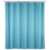 Wenko Anti Mould Shower Curtain - Plain, Antibacterial & Washable