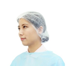 Ono Shoji Commercial Use Non-Woven Caps, 100 Pieces, Gathered Type