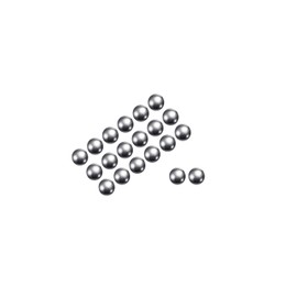 Kozelo 100 Pieces Precision Balls - [0.8 mm] 304 Stainless Steel for Warehouse Use Solid