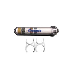 6 Stage- Alkaline Antioxidant | KDF | Mineral pH Balancing Ionizer Drinking Water Filter Inline | 2.5"x 12"