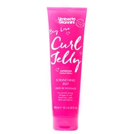 Umberto Giannini Curl Jelly Scrunching Jelly, Vegan & Cruelty Free Frizz Styling Curl Control Hair Gel for Curly or Wavy Hair (300ml Supersized)