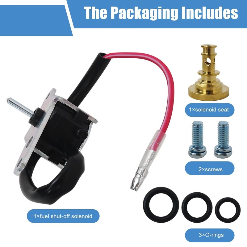 Fuel Shut-Off Solenoid Kit 24 757 01-S for Kohler CH18-CH740