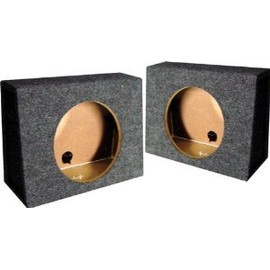 Qpower QTW12STW12 EMPTY SPLIT WOOFER BOX ANGLE 12"; QPOWER