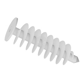 24mm x 80mm Thermal Insulation Fixing Plug Coat Fixing Dowels Plugs for Styrofoam Insulation Spiral Anchor Plugs - (Pack of 10)