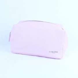 Lancôme Lancome Soft Pink Makeup Bag Cosmetic Organizer Pouch Travel 9 inches