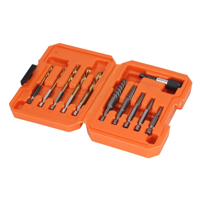 11Pcs Damaged Screw Extractor Kit HHS Professional Bolt Stud Removal