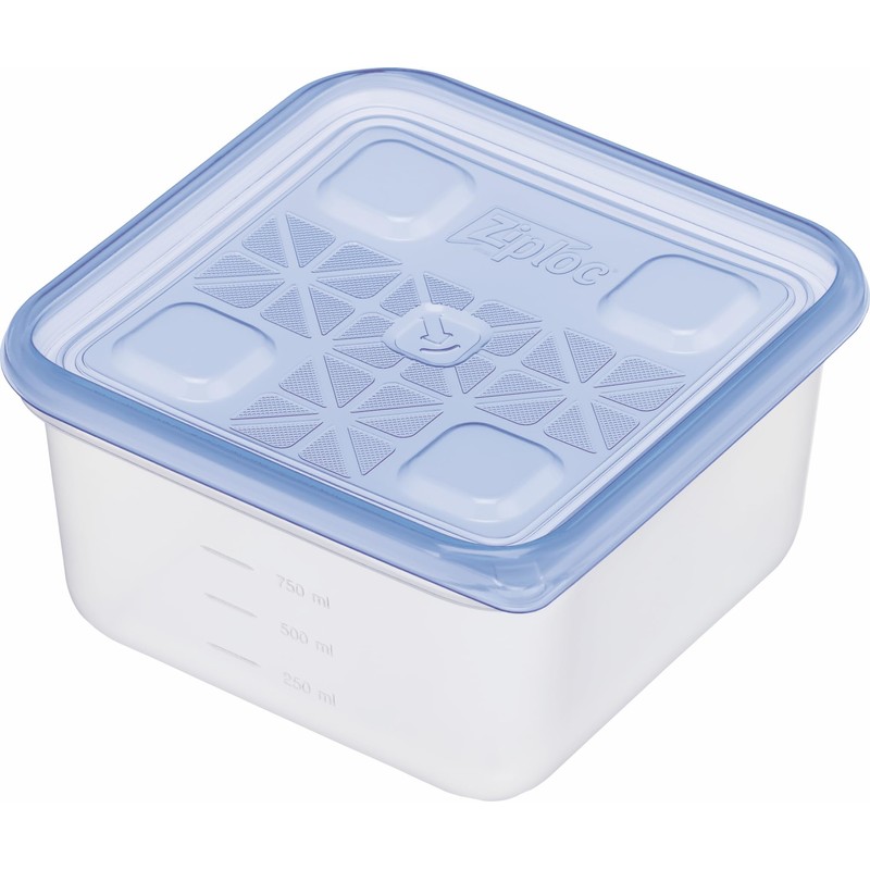 Ziploc Square Storage Containers, 37.2 fl oz (1,100 ml), Pack