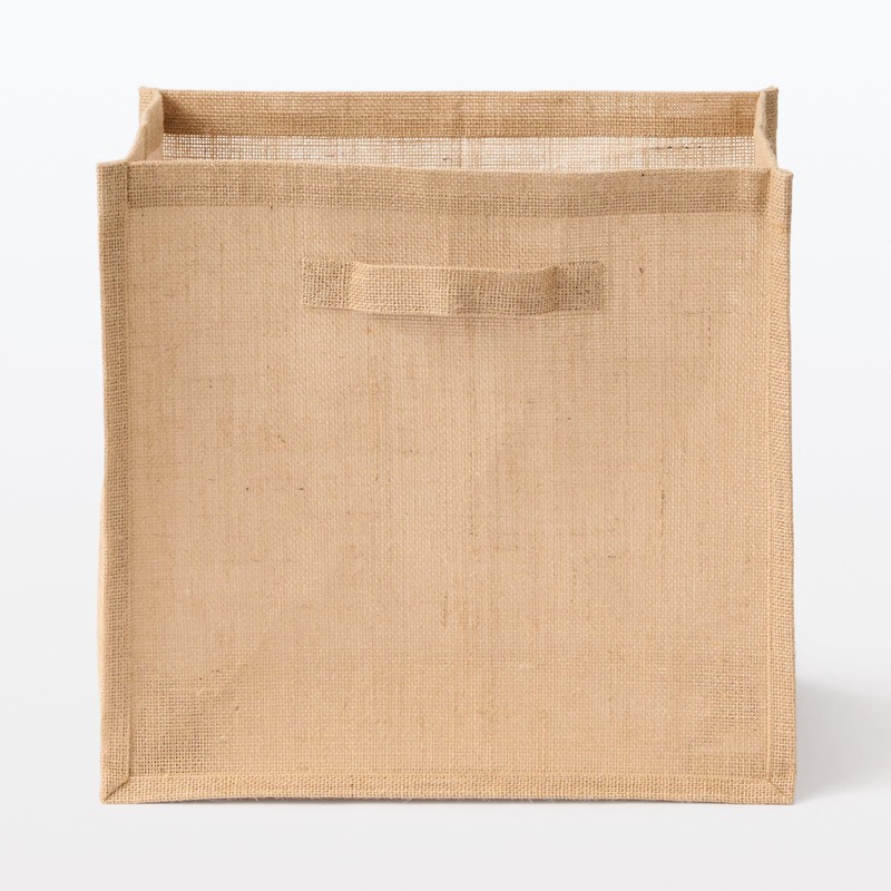 MUJI KG0RYA2A Jute Storage Bag, Rectangle, Medium