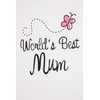 Womens World's Best Mum Ladies Long Pyjamas Sizes 8 to