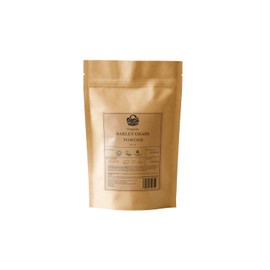 Earths Basket Organic Barley Grass Powder - 100% Pure - Grown in Germany - Vegan, Raw, Nutrient-Dense Superfood - High in Fibre, Iron & Vitamin C - 200g