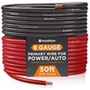 InstallGear 8 Gauge Wire (50ft) Copper Clad Aluminum CAA -