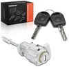 A-Premium Front Left Driver Side Door Lock Cylinder Kit with