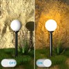 Lightdot 23'' Globe Outdoor Lamp Post Light, IP65 Waterproof Street