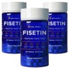 Rocket America High Purity 98% Fisetin + Bioperine + Vitamin C Complex, 3, 60 Tablets / 로킷아메리카 고순도98% 피세틴+바이오페린+비타민 C 복합제재, 3개, 60정