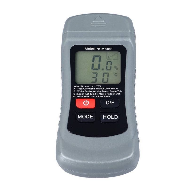 Pin Type Moisture Meter LCD Digital Display Moisture Detector for