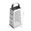 Fiskars Essential 1065589 Grater 4-Sided Stainless Steel Height 23 cm