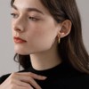 5 Pairs of Hoop Earrings for Men and Women, 316L