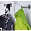 EBOOT 6 Pieces Stainless Steel Wall Mount Robe Coat Hook