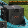 HLOGREE FlexCrate Kayak Fishing Crate with 4 Rod Holders, 13''x13''x13''