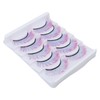 5pcs Colorful Eyelashes Dramatic Gradient Color False Eyelashes Fluffy 3D
