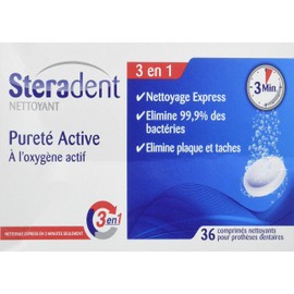 Steradent Detergente Purezza Active - 36 compresse