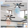 Ceiling Fans with Lights,54 Inch Low Profile Ceiling Fan with