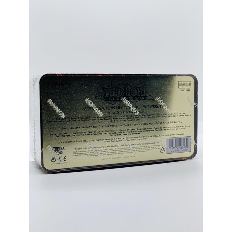 Compatible with YuGiOh! 25th Anniversary Mega Tin 2023 Dueling Heroes