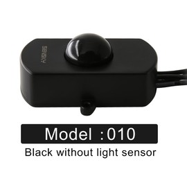 SENSKY BS010H DC 12V to 30V 3A Mini Pir Motion Sensor Switch,Occupancy Sensor Switch for Gun Safe, Kitchen Cabinet, Pantry, Closet led Lighting (Black-Without Light Sensor)