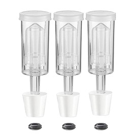 Hsthe Sea 3Pcs Fermentation Tubes, Fermentation Tube with Stopper, Fermentation Airlock Set, Suitable for Fermentation of Pure Juice