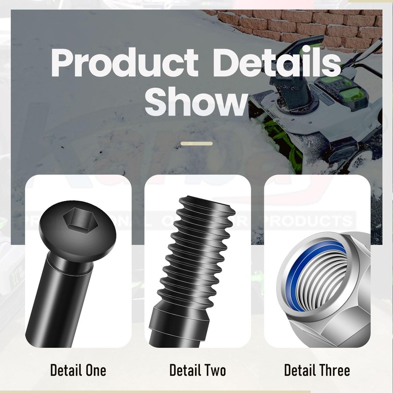 ASP2400D 2-Stage Snow Blower Shear Pin Set Compatible with EGO