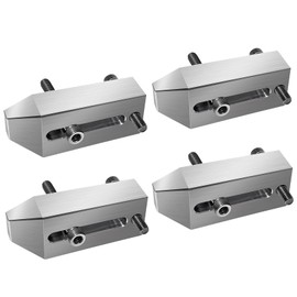 Aluminum Clamp Set Of Four， Tool Room Clamps ，Hold Down Clamp, 1/4"-20 Threads