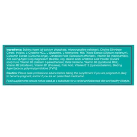 HealthAid Livercare Pack of 4 x 60 Vegetarian Tablets (440 Tablets)