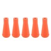 5Pcs Archery Tips, Soft Rubber Arrowheads 6mm Blunt Point Broad
