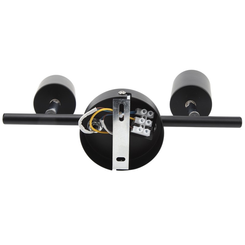 LED Track Light Kit 2 Heads 10.8in Track 90 Degrees