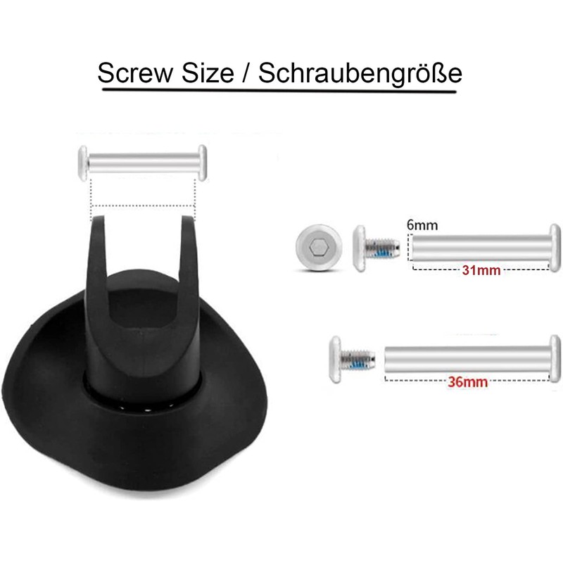 Pack of 4 Suitcase Wheels Replacement, 50 mm x 18