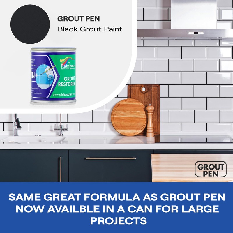 Grout Pen Black Grout Paint: Waterproof Tile Paint Grout Refresh