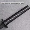 2PCS Polypropylene Plastic Training Martial Sword，Black Practice Katana Sword with