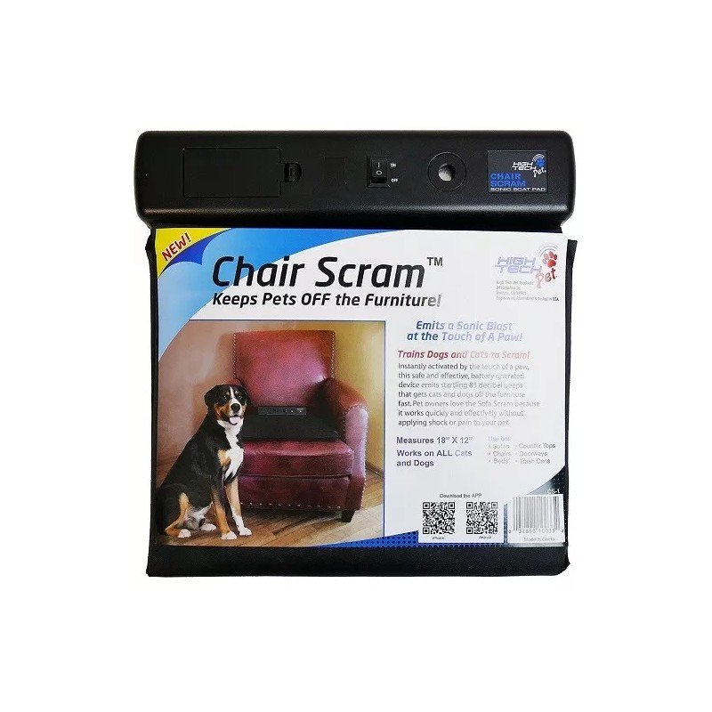 High Tech Pet Chair Scram Sonic Dog/Cat Deterrent Repellent Mat
