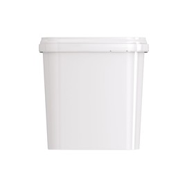 Lubrisolve White Rectangular 10 litre Bucket and Lid