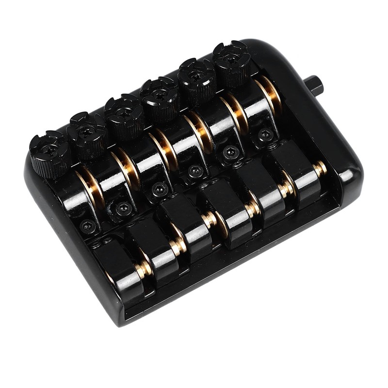 Headless Guitar Bridge Tailpiece Fixed 6 String Electric Guitars Roller
