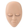 Lash Mannequin Head Reusable Soft Rubber 3D Effects Replaced Eyelids
