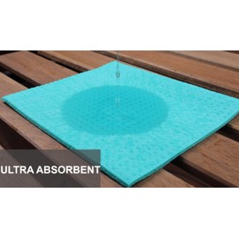 Amour Infini Swedish Dishcloths for Kitchen Pack of 8 Highly Absorbent, Super Soft, Reusable Cellulose Sponge No Odor Dish Cloths for Washing Dishes (8" x 7" - Assorted)