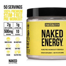 NAKED NAKED Vegan Energy and Performance Bundle Stim Free Energy BCAAS Amino Acids Powder