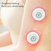 Smokeless Moxa Box White Electric Moxa Device with 20 Pad