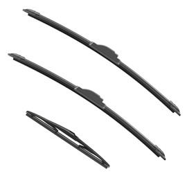 ANIKLUIM® 26"+19" Wiper Blades with 16" Rear Wiper Blade Set Replacement for 2010-2015 Toyota Prius Windshield Wipers Original Factory Quality (Pack of 3)