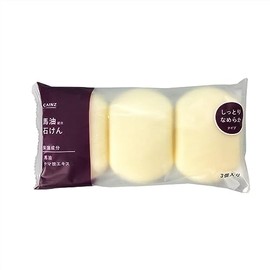 Cainz Soap, Contents: 4.8 oz (135 g) x 3 Pieces, Horse Oil Blended, Soap, Moist Smooth, Moisturizing, Solid, Hand Wash, Body Wash, Bath Size