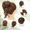 Benehair Messy Bun Hair Piece Claw Clip Wavy Curly Hair